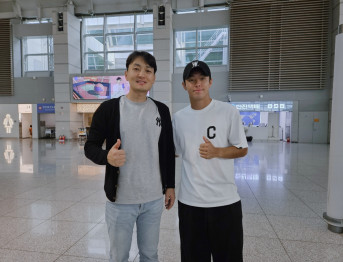 세계농아인테니스선수권대회 이덕희 선수 첫 참가 출국 전 격려를 위한 인천공항 방문